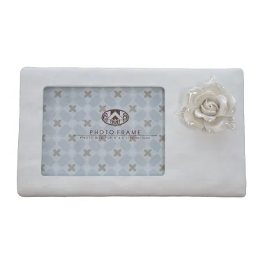 RAMKA PORCELANOWA 23X3X13,7 cm (WYMIAR WEWNĘTRZNY 10X15 cm) MIN 3